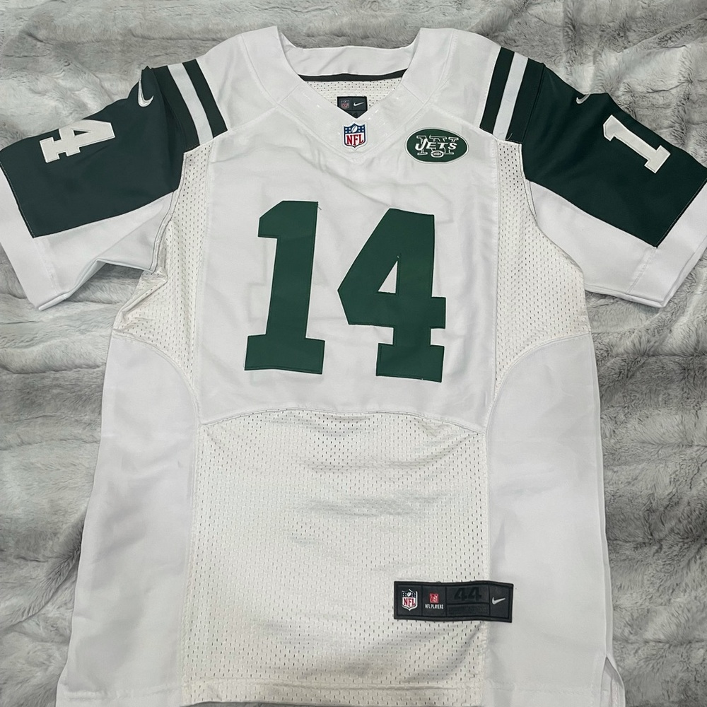 Men’s New York jets Sam Dornold, Nike white & green Jersey